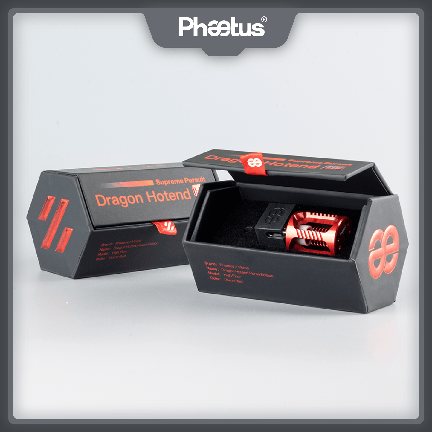 Phaetus Store HOTEND red / 1.75mm PHAETUS X VORON HOTEND ST