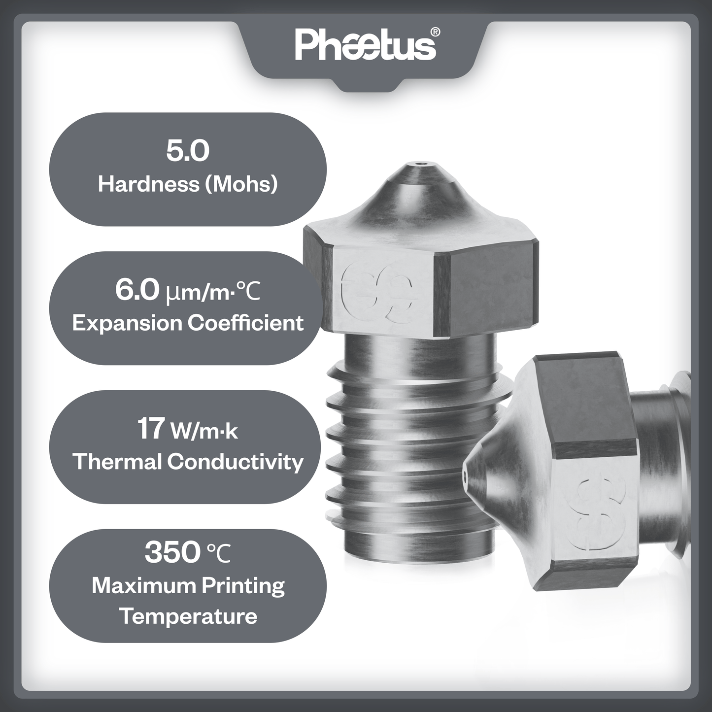 Phaetus Store NOZZLE STAINLESS STEEL NOZZLE