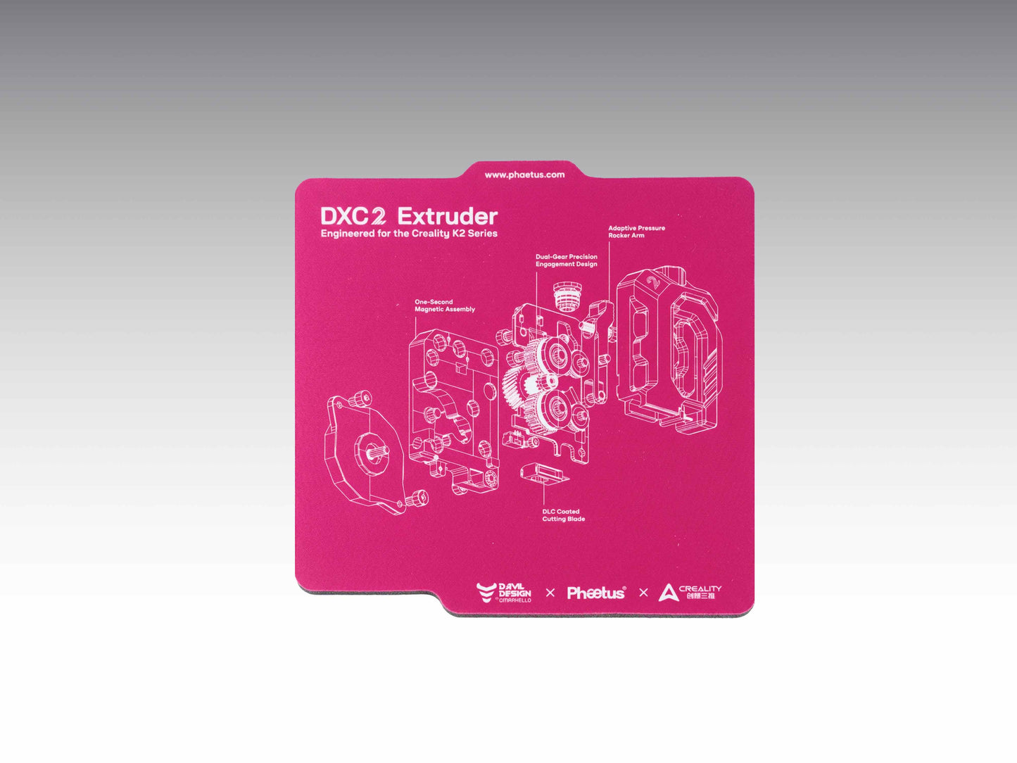 Phaetus Store Pink DXC2 Mouse Pad