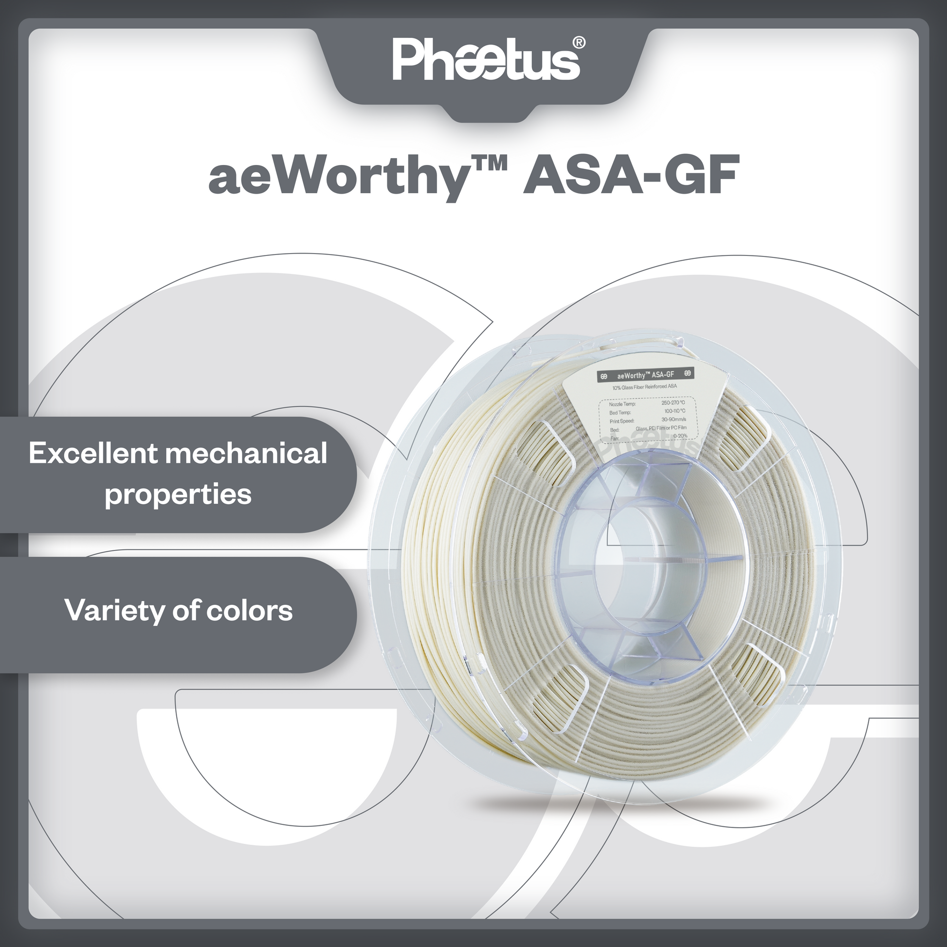 Phaetus aeWorthy™ ASA-GF Filament 1kg – Fabreeko