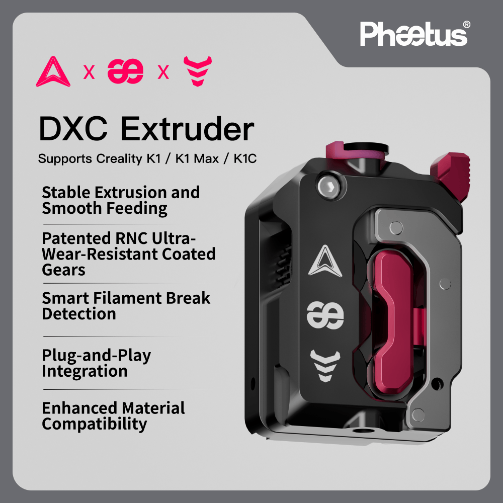 Phaetus EXTRUDER Black DXC Extruder