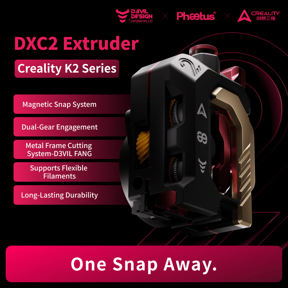 Phaetus Store EXTRUDER Black DXC K2 Series