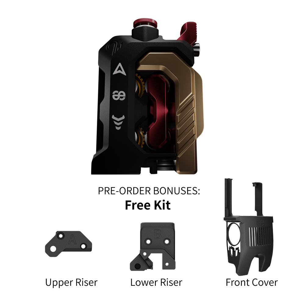Phaetus Store EXTRUDER Black / DXC2+Free Kit DXC K2 Series