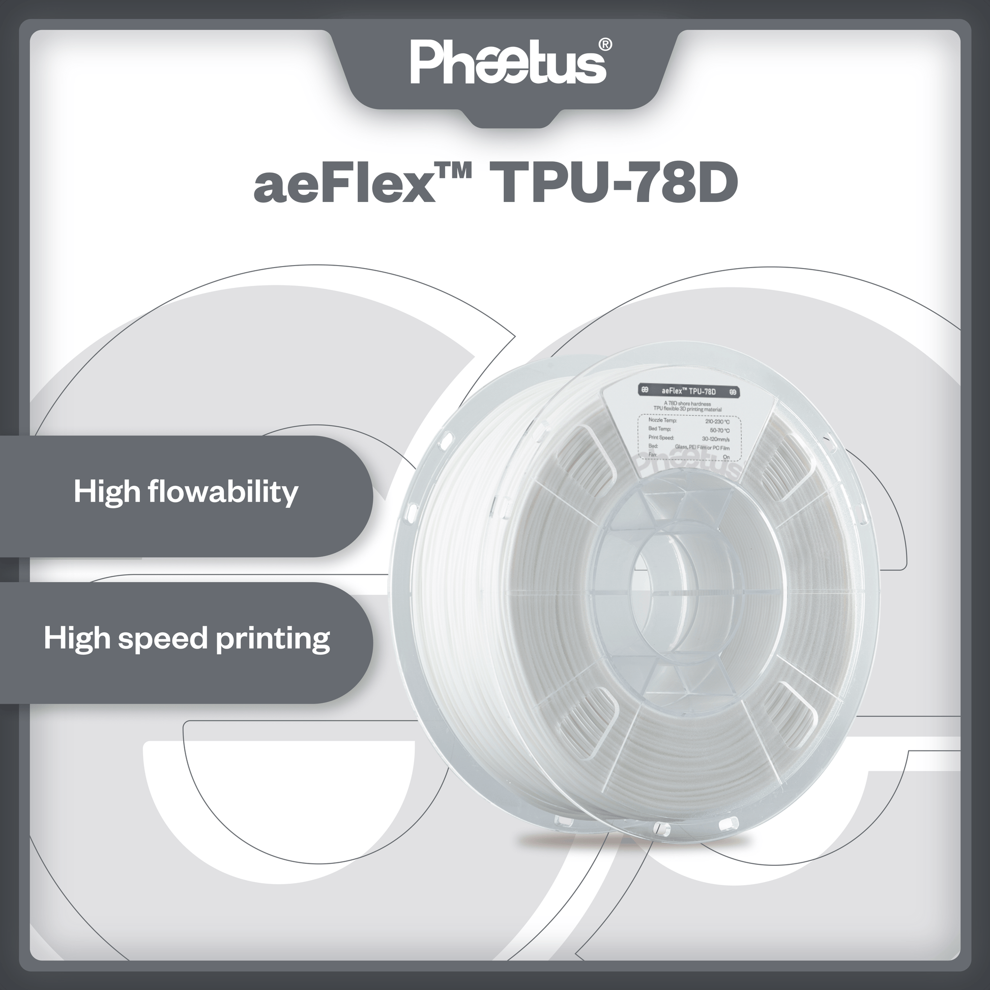 Phaetus Store FILAMENTS aeFlex™ TPU-78D