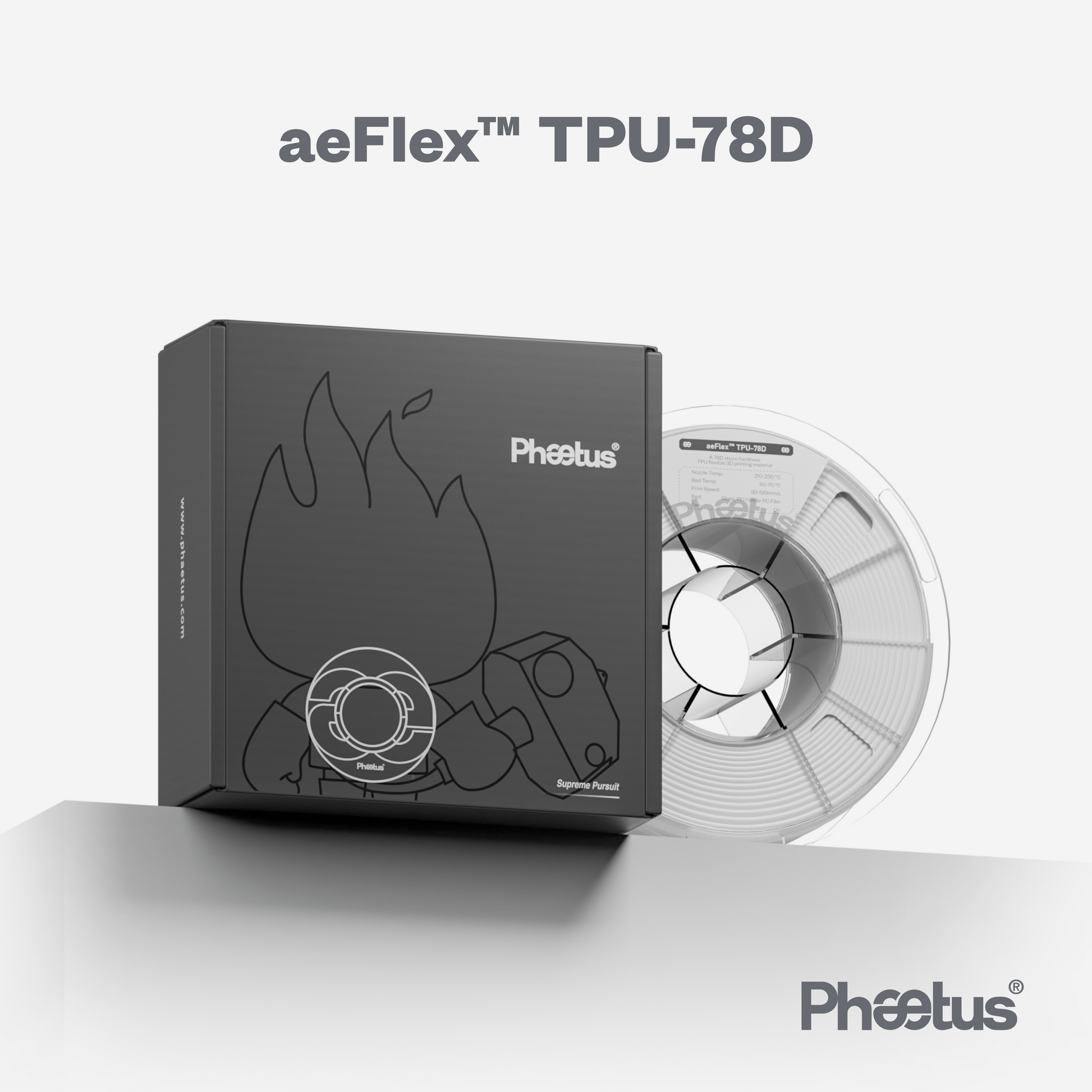 Phaetus Store FILAMENTS aeFlex™ TPU-78D