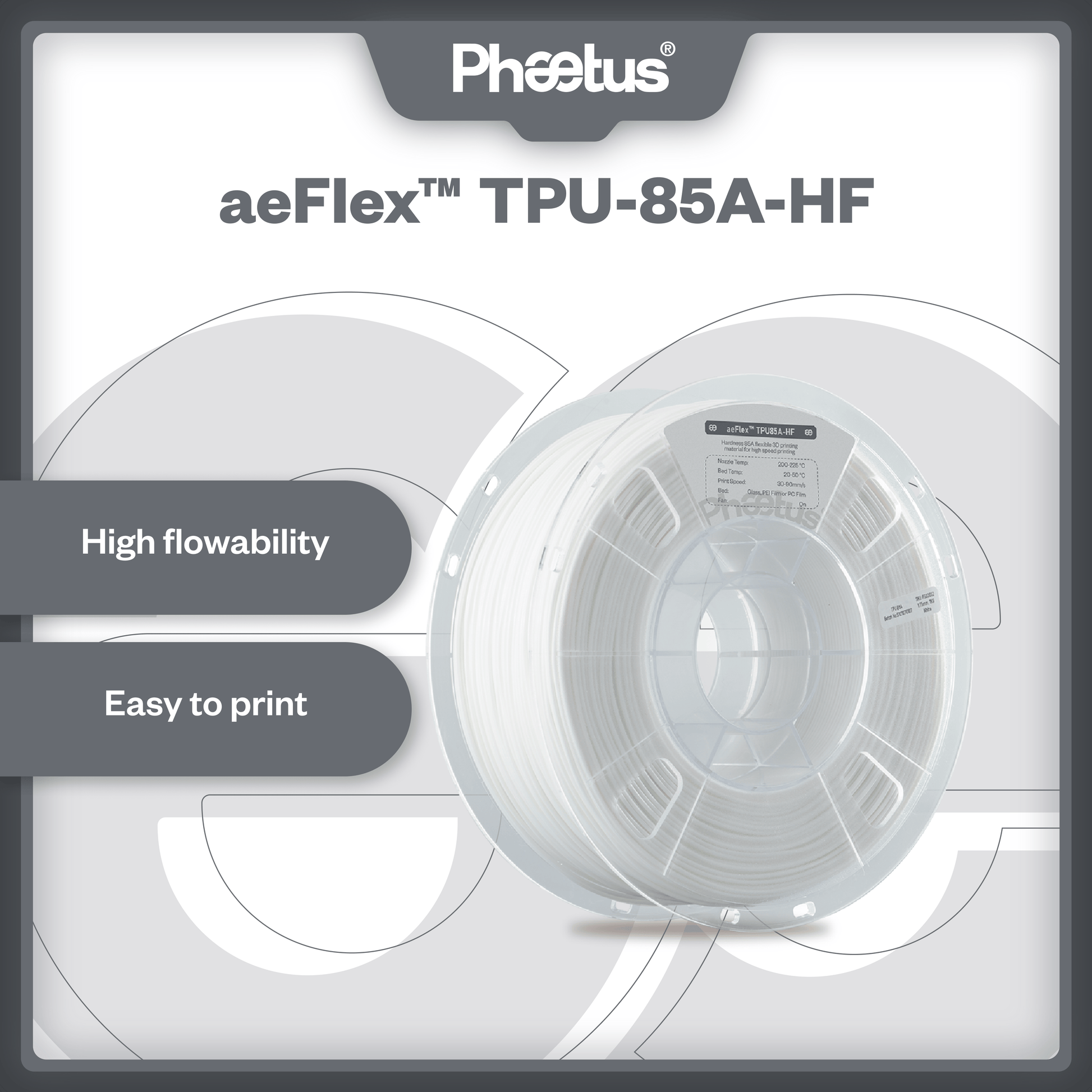 Phaetus Store FILAMENTS aeFlex™ TPU-85A-HF