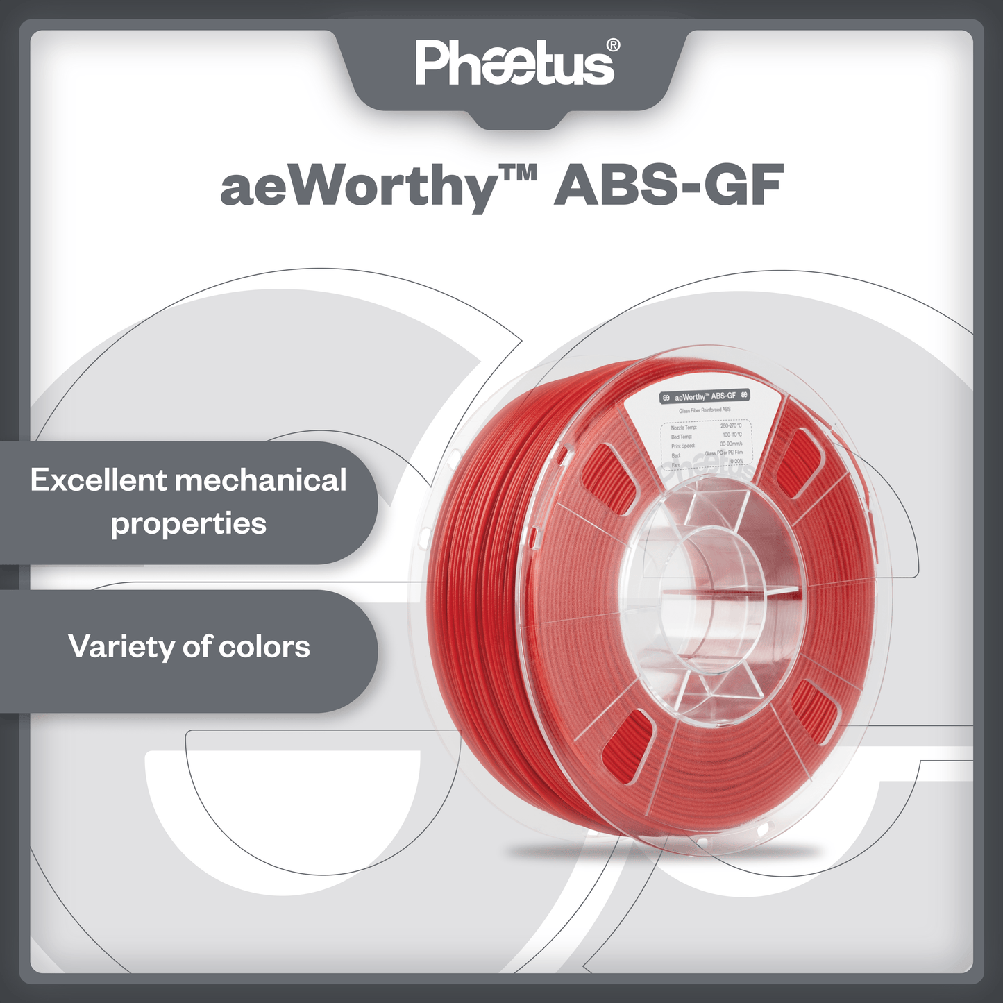 Phaetus Store FILAMENTS aeWorthy™ ABS-GF