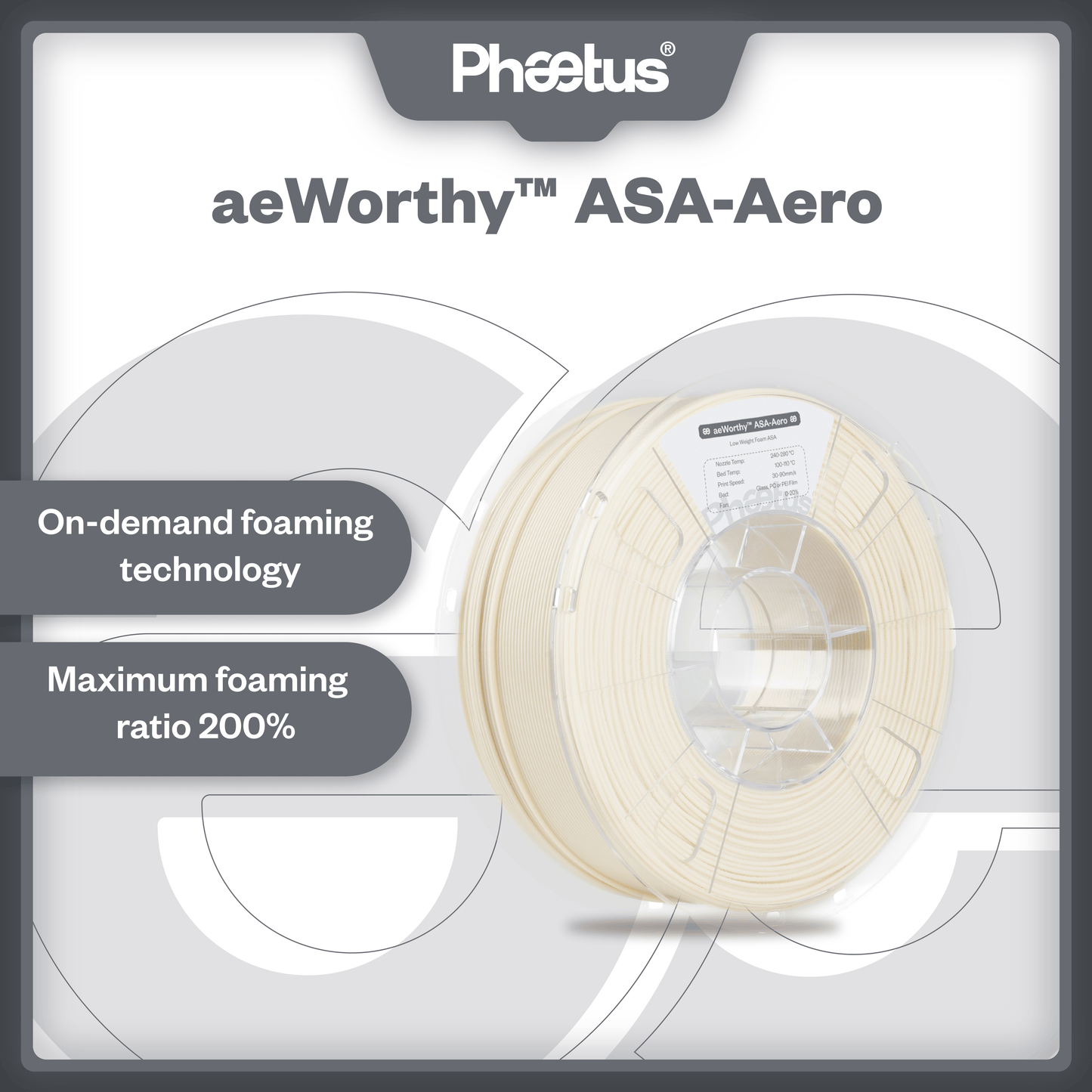 Phaetus Store FILAMENTS aeWorthy™ ASA-AERO