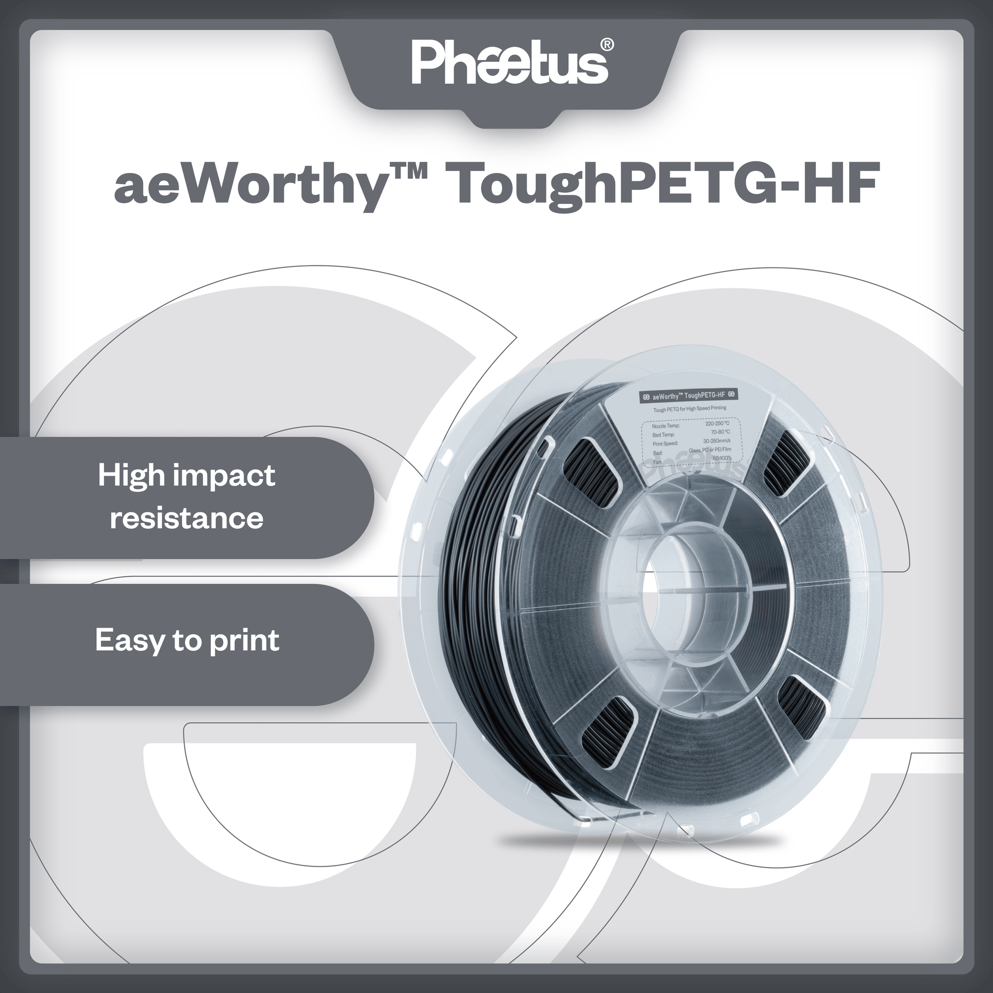 Phaetus Store FILAMENTS aeWorthy™ ToughPETG-HF