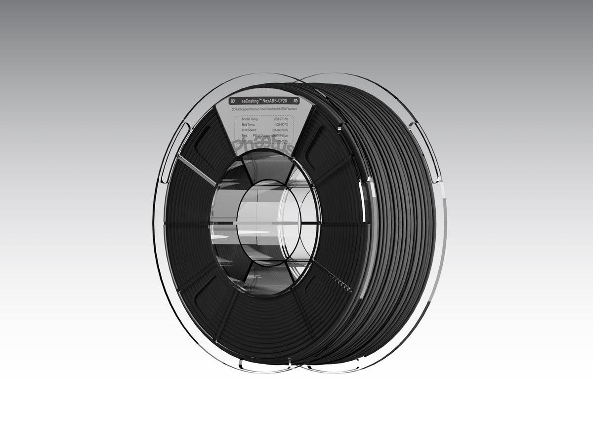 Phaetus Store FILAMENTS black / 1.75mm / 1kg aeCoating™ NexABS-CF20