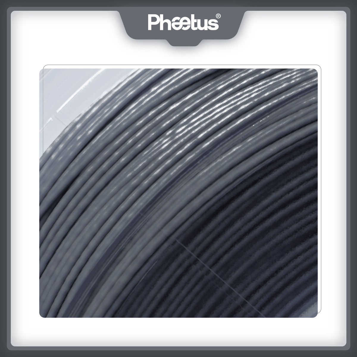 Phaetus Store FILAMENTS black / 1.75mm / 1kg aeCoating™ NexPA-CF25