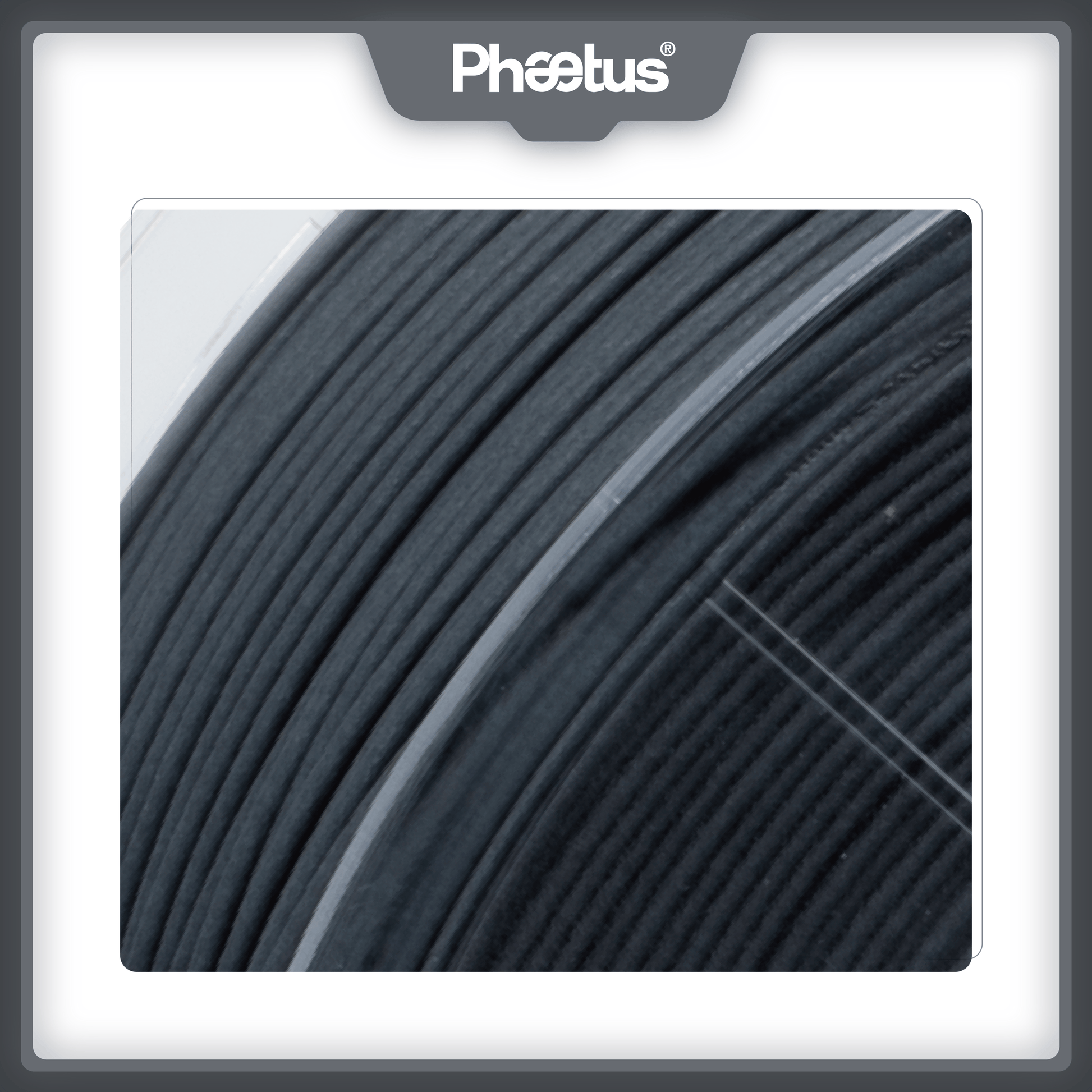 Phaetus Store FILAMENTS black / 1.75mm / 1kg aeForce™ PAHT-CF
