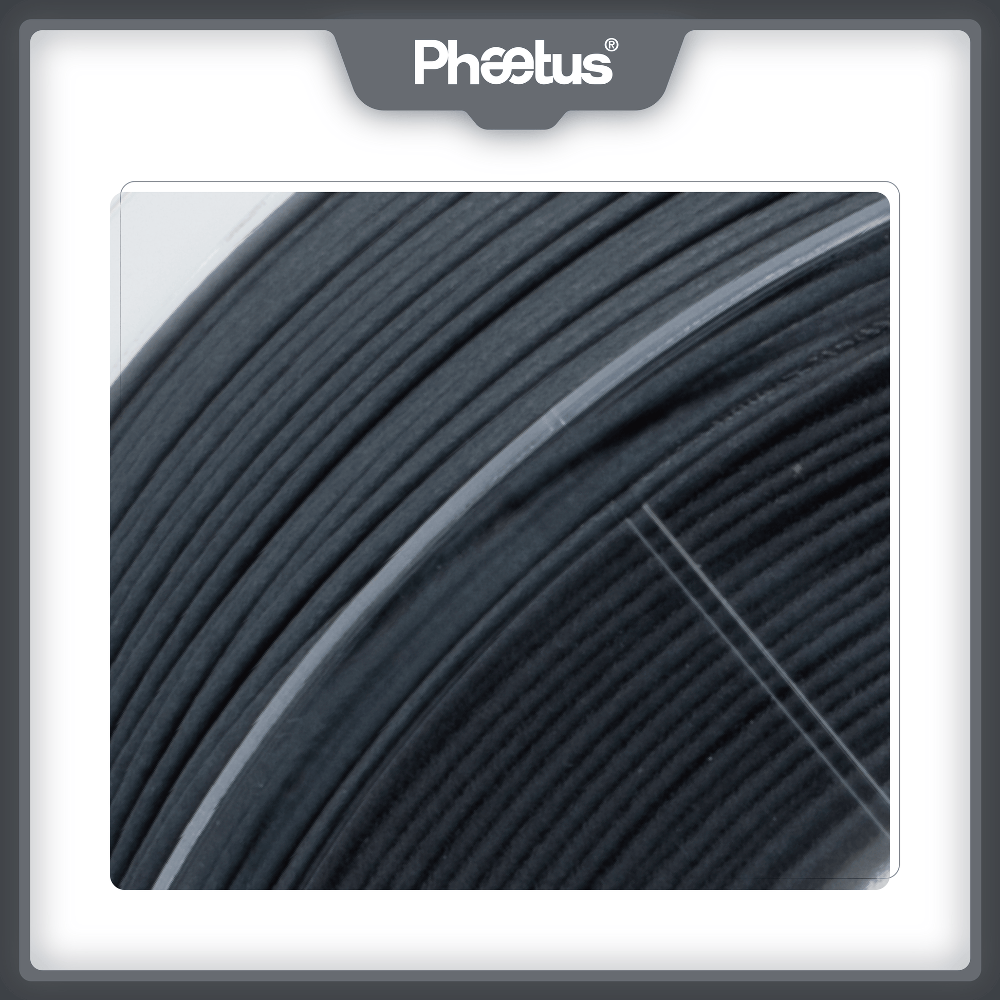 Phaetus Store FILAMENTS black / 1.75mm / 1kg aeForce™ PET-CF