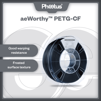 Phaetus Store FILAMENTS black / 1.75mm / 1kg aeWorthy™ PETG-CF