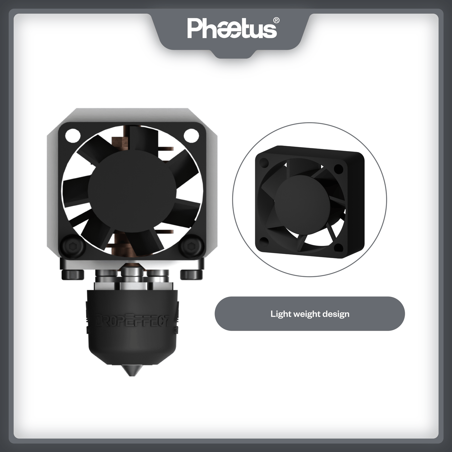 Phaetus Store HOTEND black / 1.75mm XG HOTEND