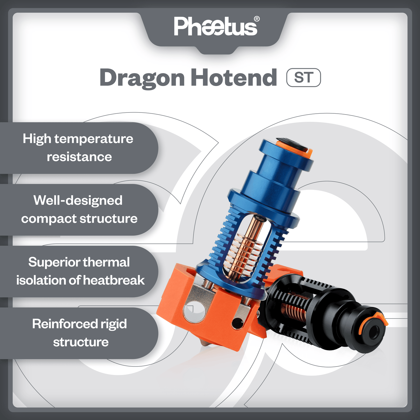 Phaetus Store HOTEND DRAGON HOTEND ST