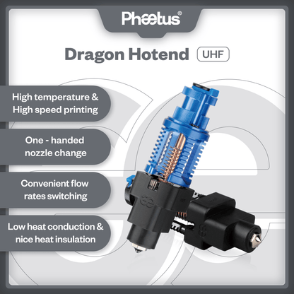 Phaetus Store HOTEND DRAGON HOTEND  UHF