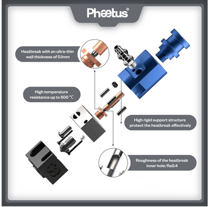 Phaetus Store HOTEND DRAGON WATER HOTEND WST