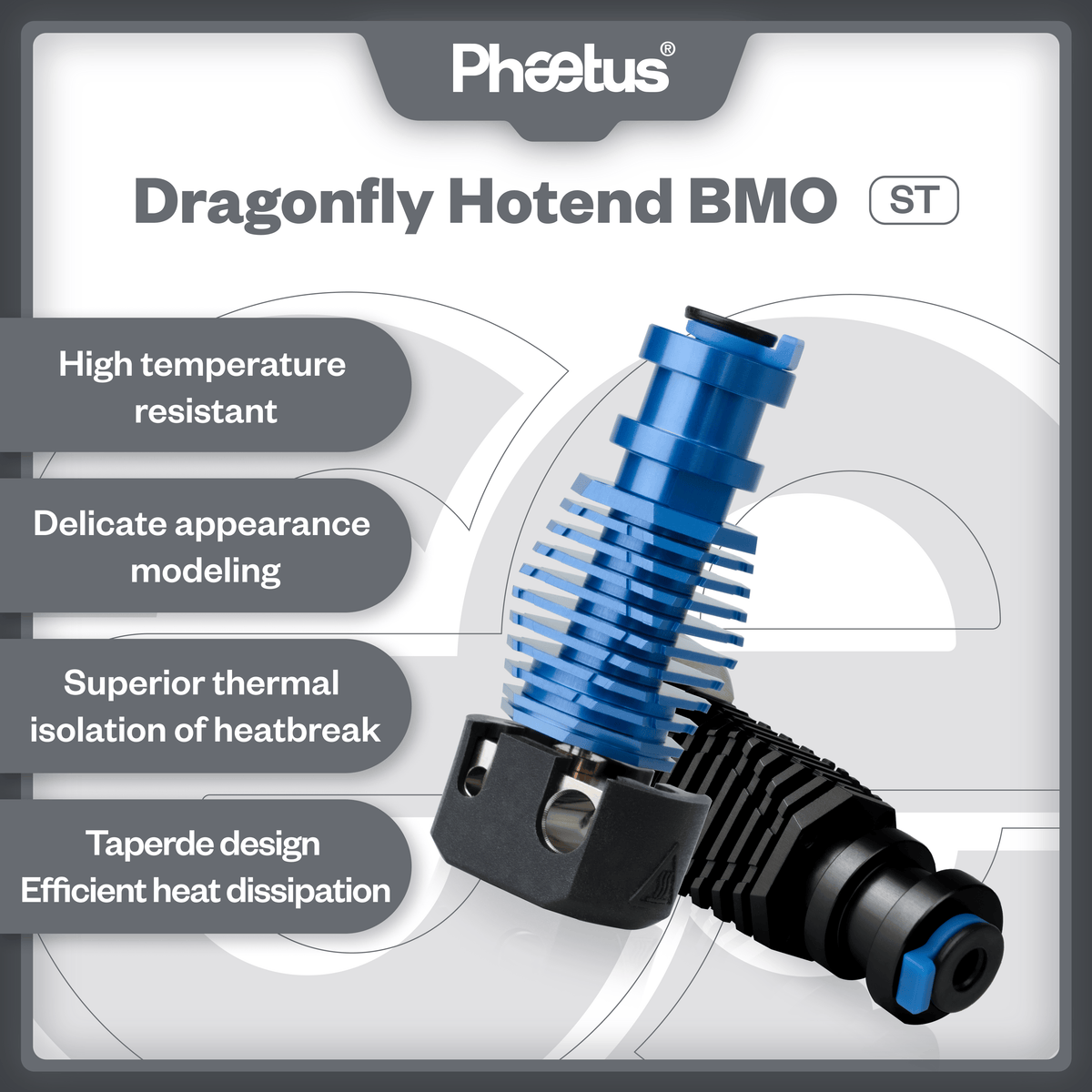 Phaetus Store HOTEND DRAGONFLY HOTEND BMO