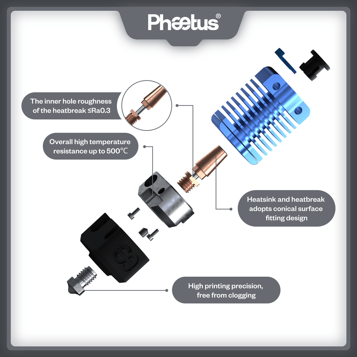 Phaetus Store HOTEND DRAGONFLY HOTEND BMS