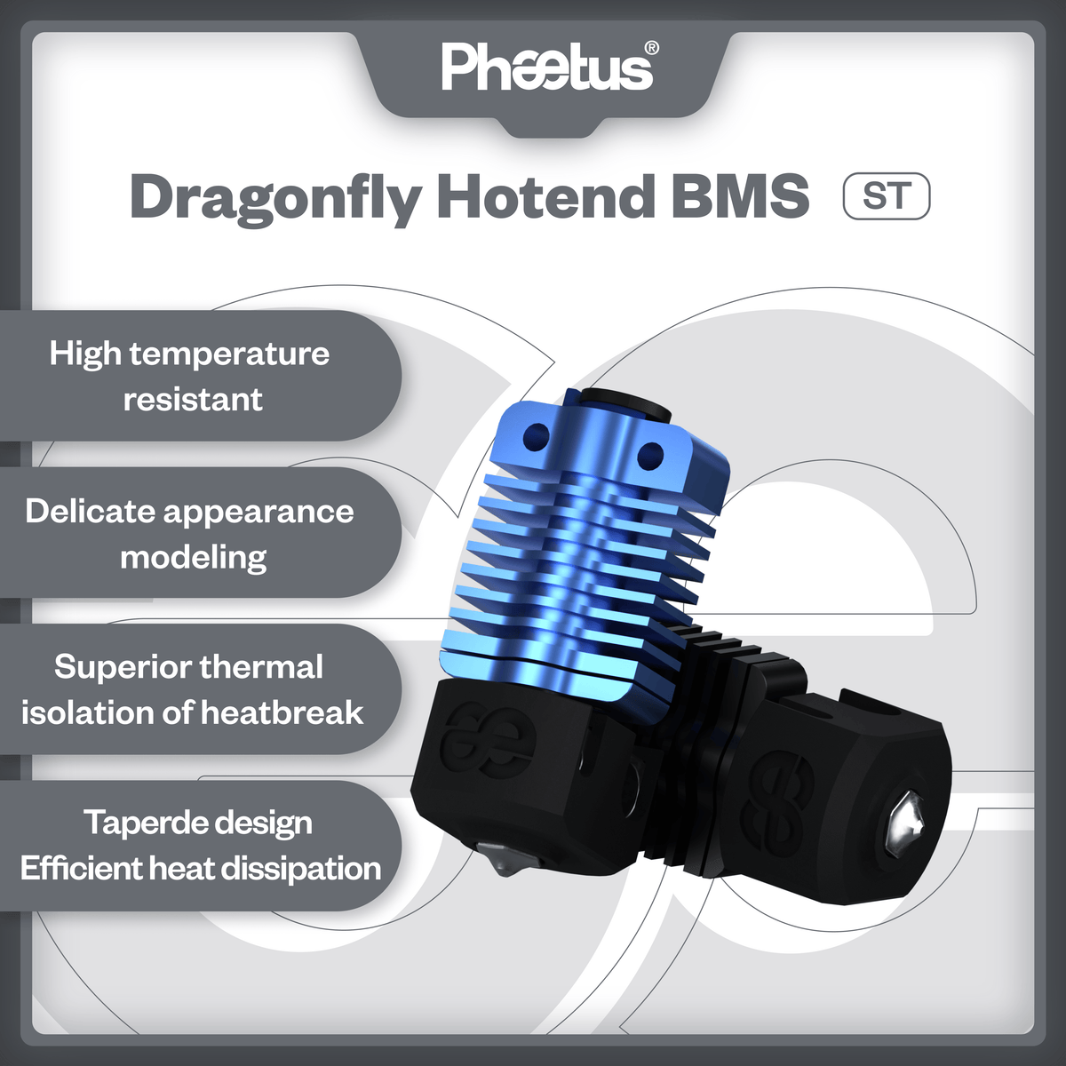 Phaetus Store HOTEND DRAGONFLY HOTEND BMS