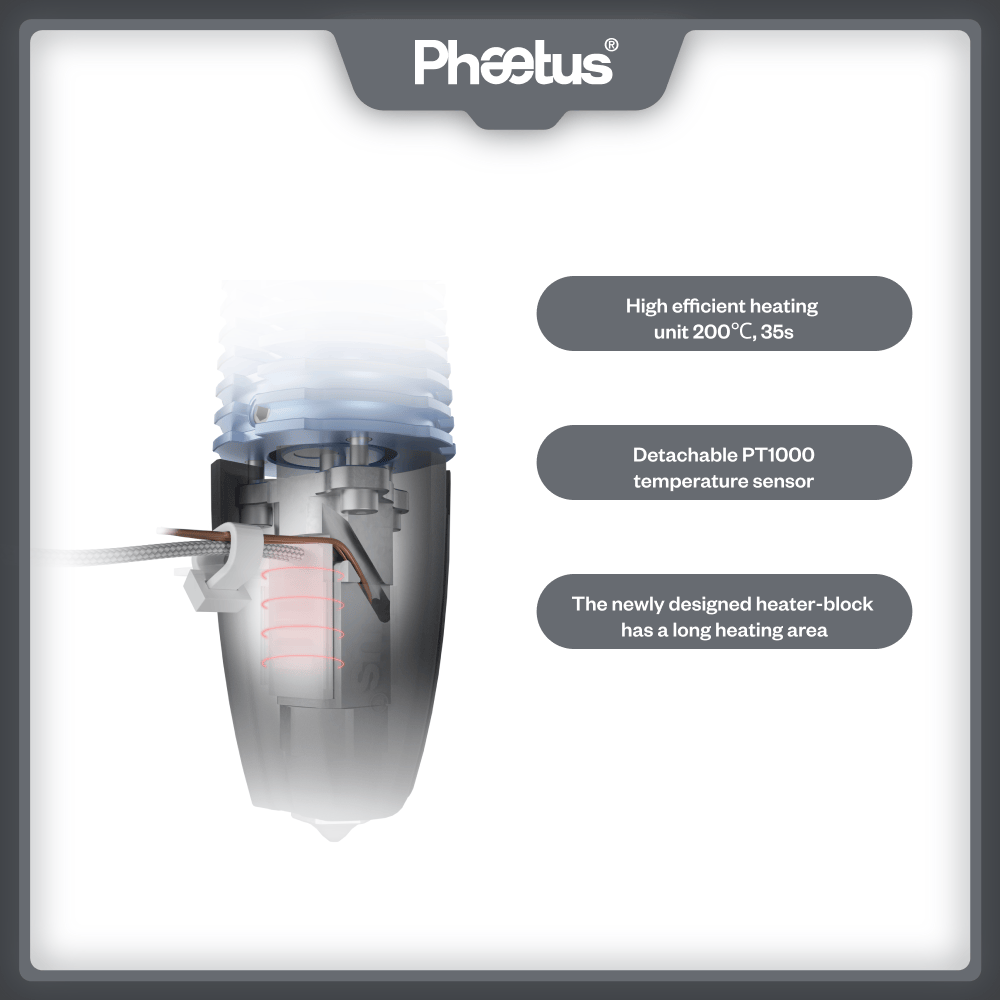 Phaetus Store HOTEND RAPIDO HOTEND 2 PLUS