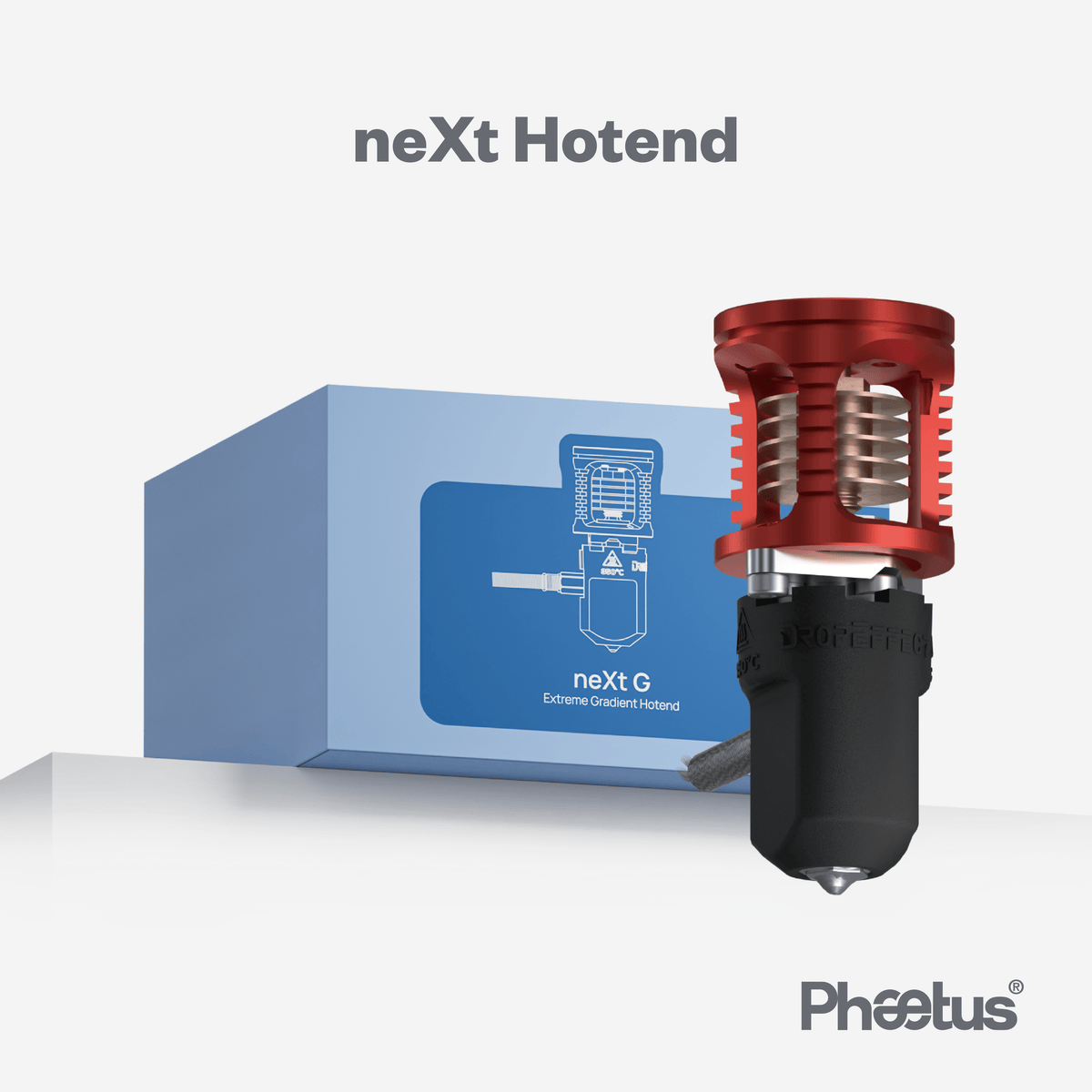 Phaetus Store HOTEND red / 1.75mm NEXT G HOTEND