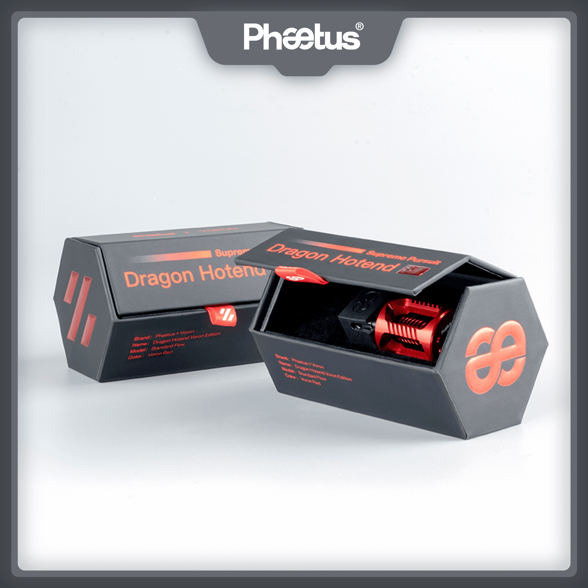 Phaetus Store HOTEND red / 1.75mm PHAETUS X VORON HOTEND HF