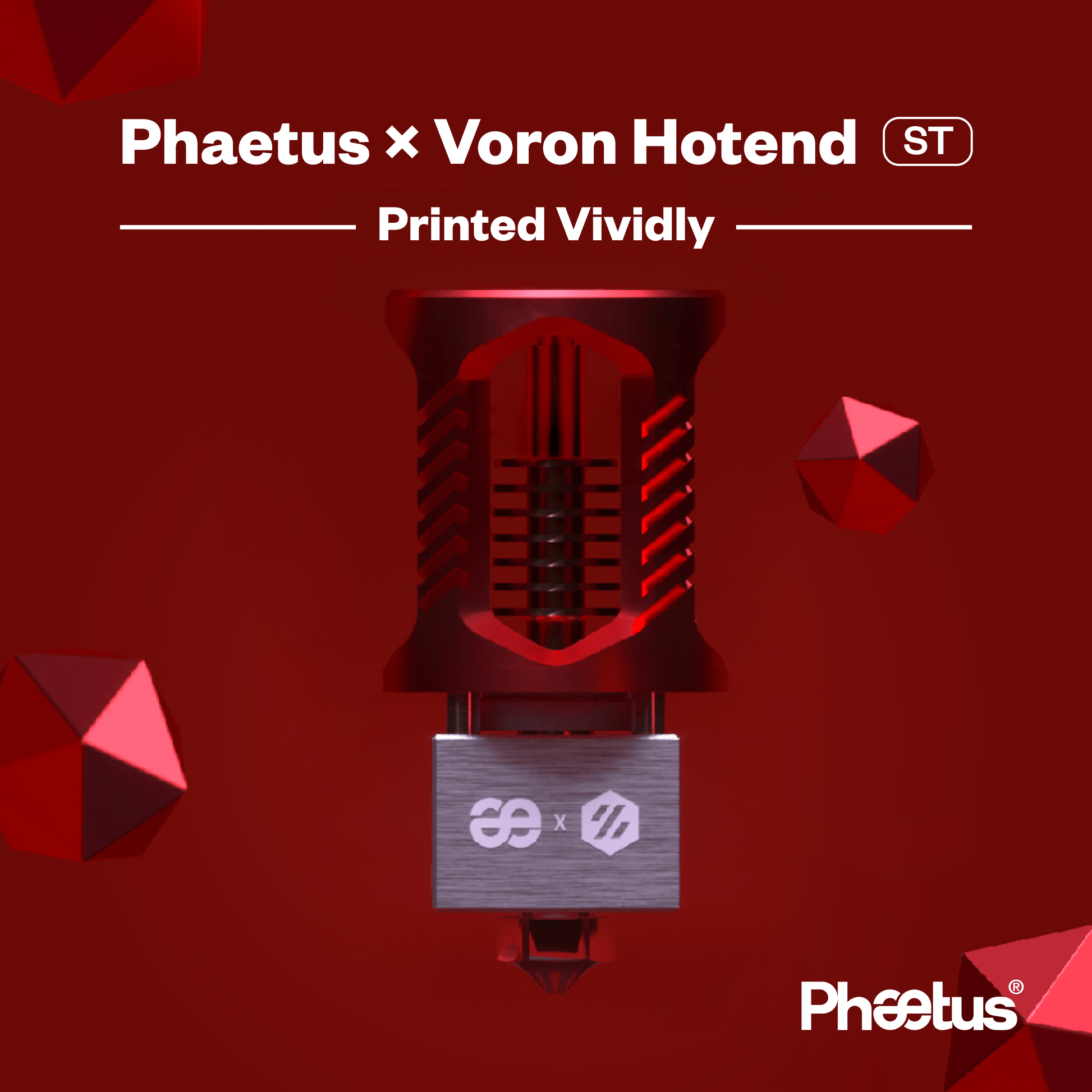 Phaetus Store HOTEND red / 1.75mm PHAETUS X VORON HOTEND HF