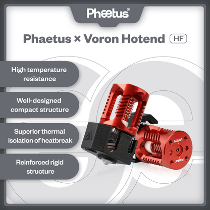 Phaetus Store HOTEND red / 1.75mm PHAETUS X VORON HOTEND ST