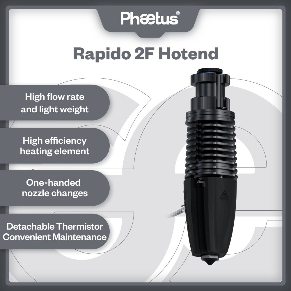 Phaetus Store HOTEND UHF / black / 1.75mm RAPIDO 2F