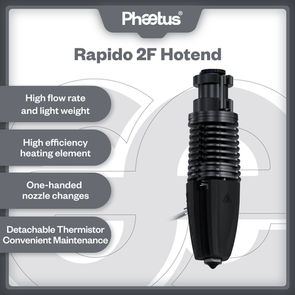 Phaetus Store HOTEND UHF / black / 1.75mm RAPIDO 2F