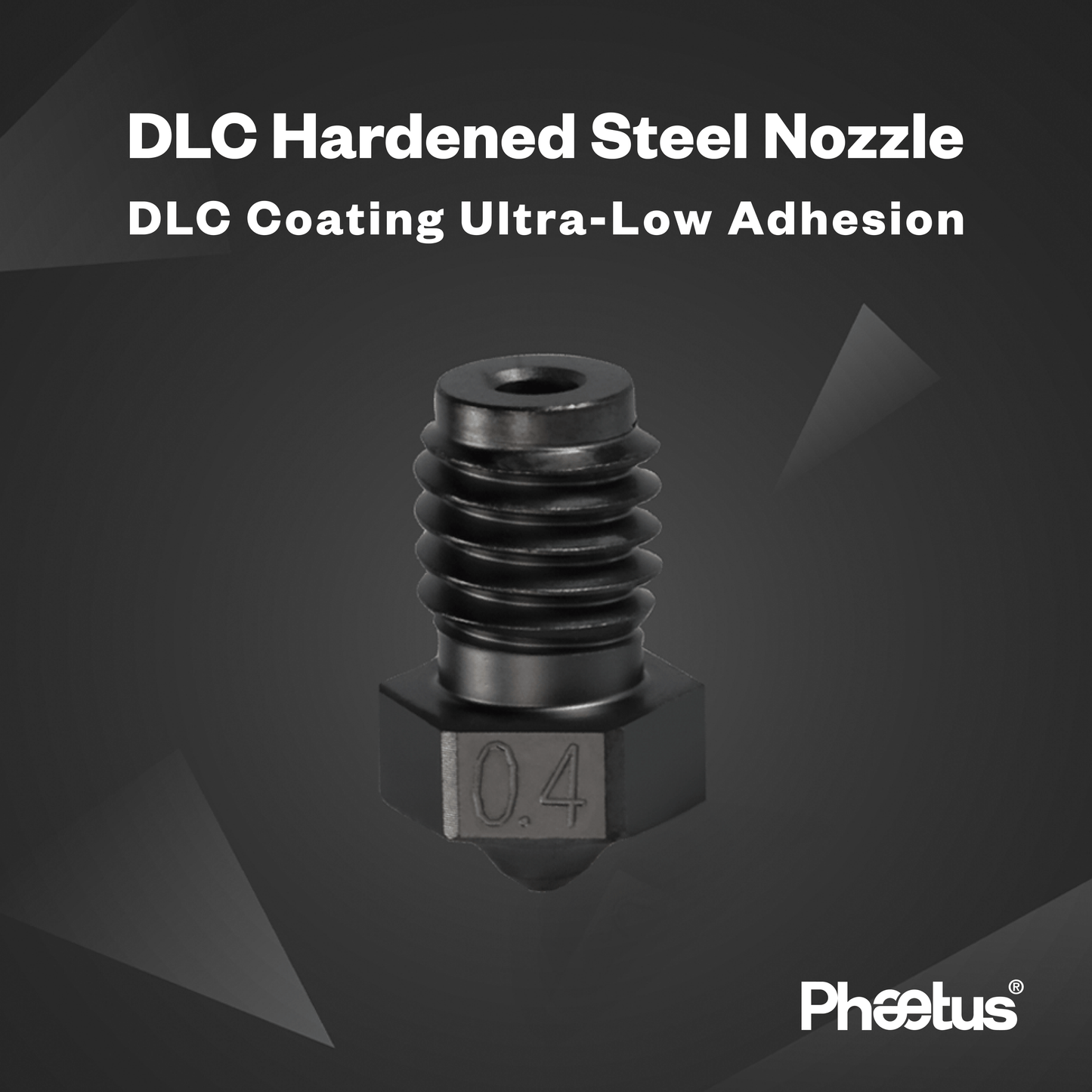 Phaetus Store NOZZLE DLC HARDENED STEEL NOZZLE