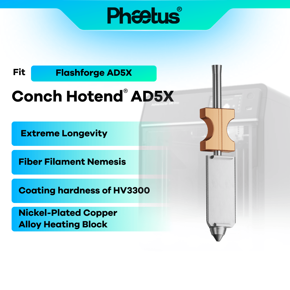 Phaetus Store NOZZLE Silicon Carbide Nozzle-AD5X
