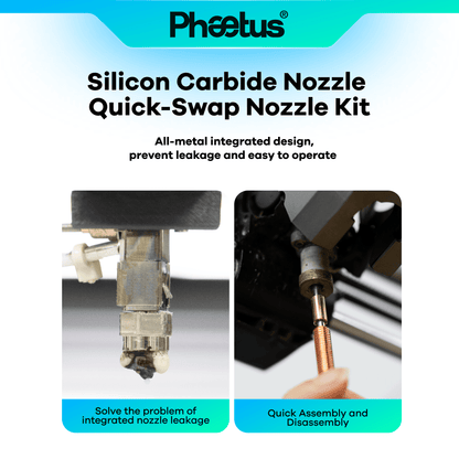 Phaetus Store NOZZLE Silicon Carbide Nozzle Suitable For Creality